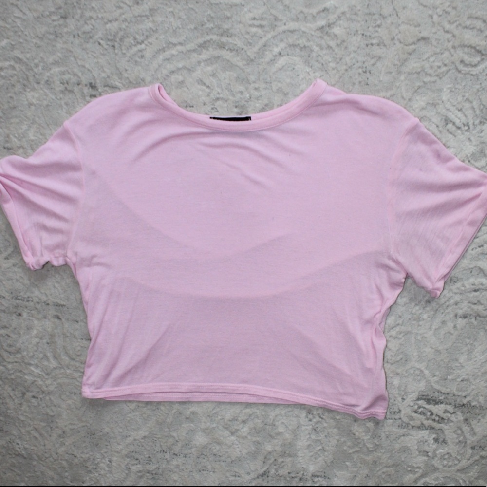 PrettyLittleThing Pink Crop Top